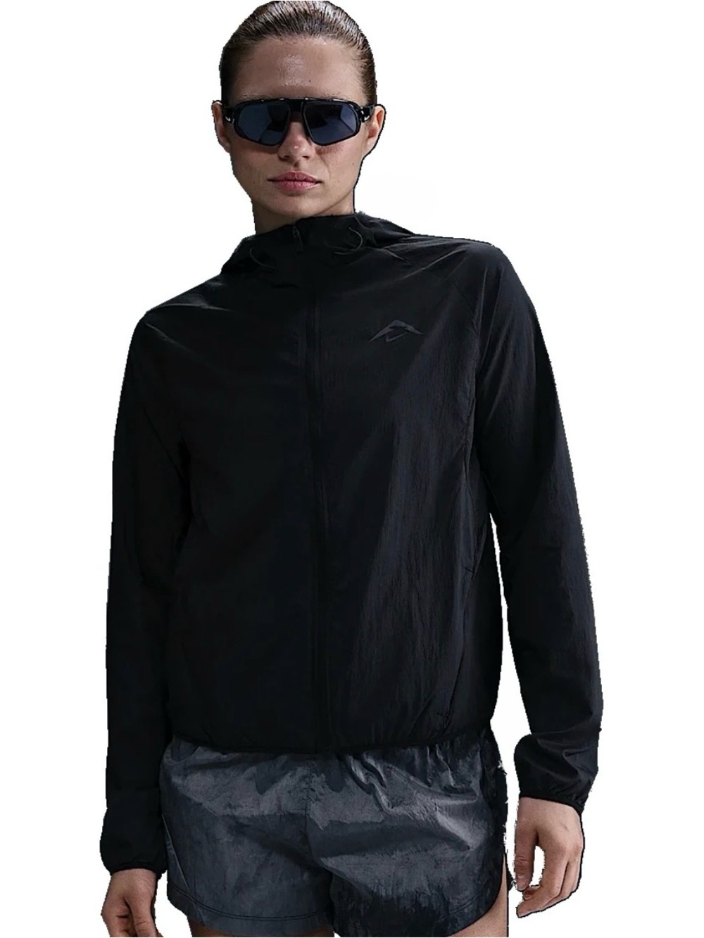 NWT Nike Trail Repel Running Jacket Women’s XS Black Packable